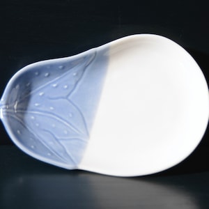Japanese Nasu Side Plate, Eggplant Shaped Dish