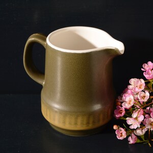 Vintage Creamer, Small Pitcher, Dark Olive bild 10
