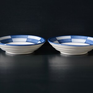 Blue Checkered Mame-Zara, Set of 2 image 4