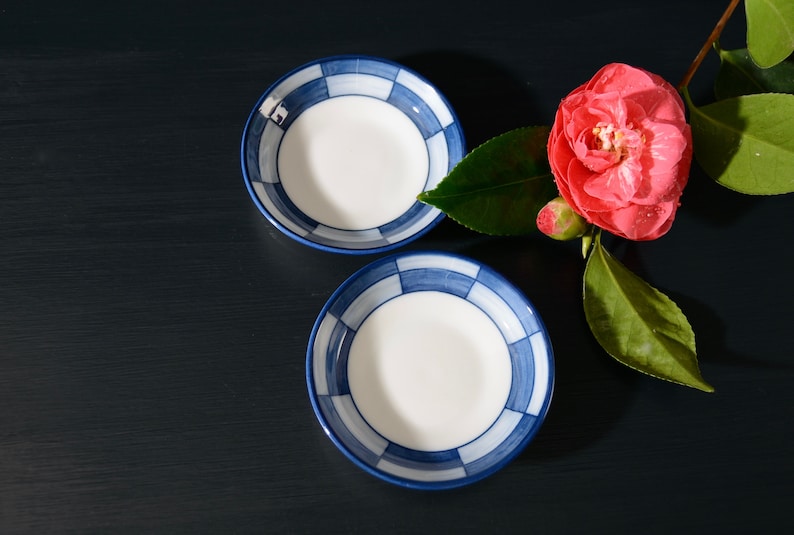 Blue Checkered Mame-Zara, Set of 2 image 8