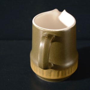 Vintage Creamer, Small Pitcher, Dark Olive bild 4