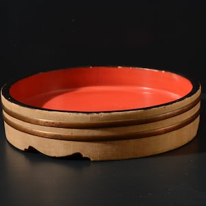 Antique Wooden Japanese Platter