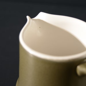 Vintage Creamer, Small Pitcher, Dark Olive bild 8