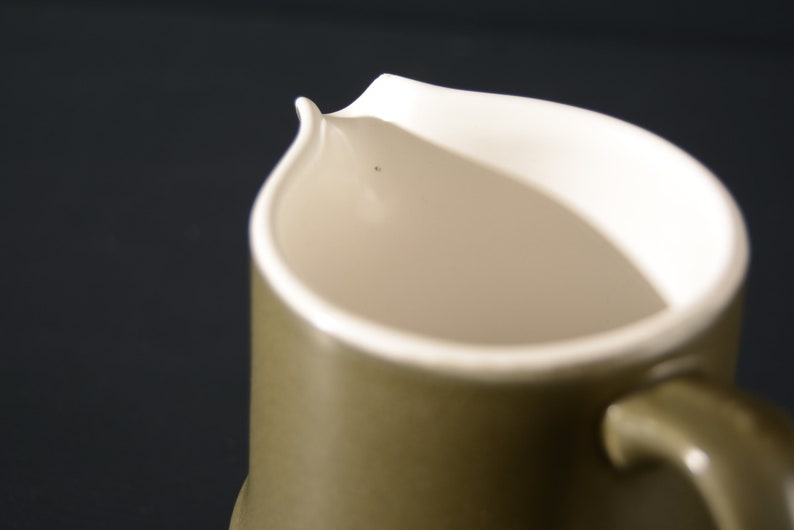 Vintage Creamer, Small Pitcher, Dark Olive bild 8