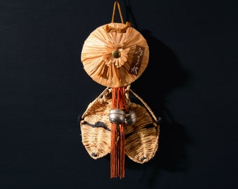 Vintage Japanese Waraji Sandal and Hat Ornament