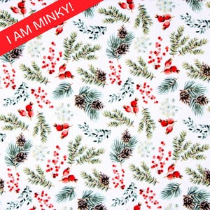 Shannon Fabrics Digital Double Sided Cuddle - Berries (Polyester Minky/Cuddle, Sold by the Yardage)