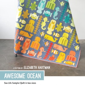 Robert Kaufman Elizabeth Hartman - Fantastiskt Ocean Quiltkit
