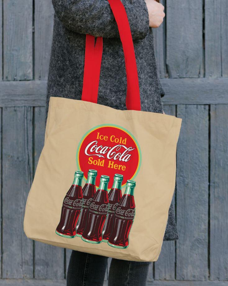 Sac à dos 2 compartiments COCA COLA pas cher