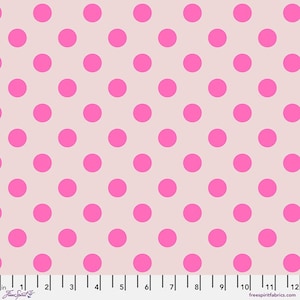 Tula Pink Neon True Colors - Pom Poms Cosmic (Quilting Cotton, Sold by the Yardage)