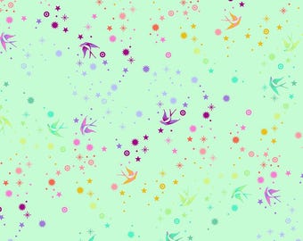 Tula Pink True Colors - Fairy Dust Mint (Quilting Cotton, Sold by the Yardage)
