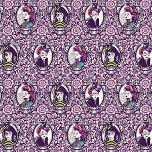 Tula Pink Nightshade (Deja Vu) - Mini Coven Nerium (Quilting Cotton, Sold by the Yardage)