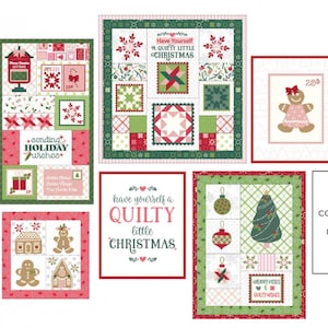 Kimberbell - Quilty kleine Weihnachtswand Quilts - Stoffpaket