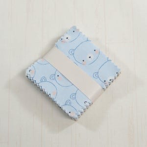 Paper + Cloth D is for Dream Blue - Curated Collection - Precuts - Mini Charm Pack - 2.5in Squares - 100% Quilting Cotton - 44ct