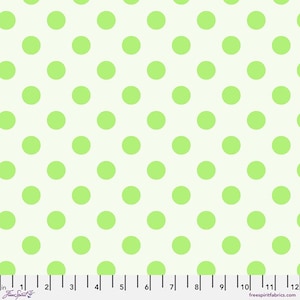 Tula Pink Neon True Colors - Pom Poms Karma (Quilting Cotton, Sold by the Yardage)