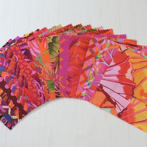 Kaffe Fassett Collective Classics Equator - Curated Collection - Precuts - Charm Pack - 5in Squares - 100% Quilting Cotton - 42ct