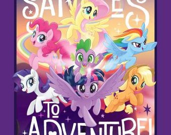 Paneelstof My Little Pony Say Yes to Adventure, verkocht per paneel