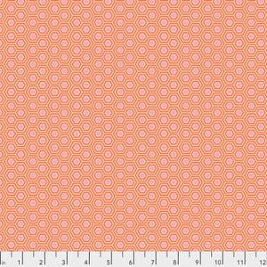 Tula Pink True Colors - Hexy Peach Blossom (Quilting Cotton, Sold by the Yardage)