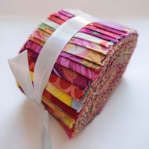 Fire by Kaffe Fassett 2.5" WOF Strips Design Roll - 30ct