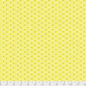 Tula Pink True Colors - Hexy Sunshine (Quilting Cotton, Sold by the Yardage)