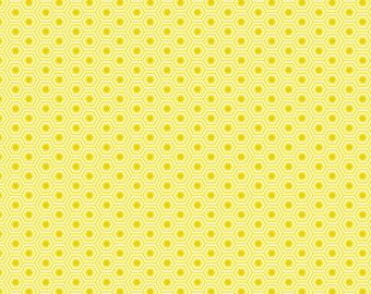 Tula Pink True Colors - Hexy Sunshine (Quilting Cotton, Sold by the Yardage)