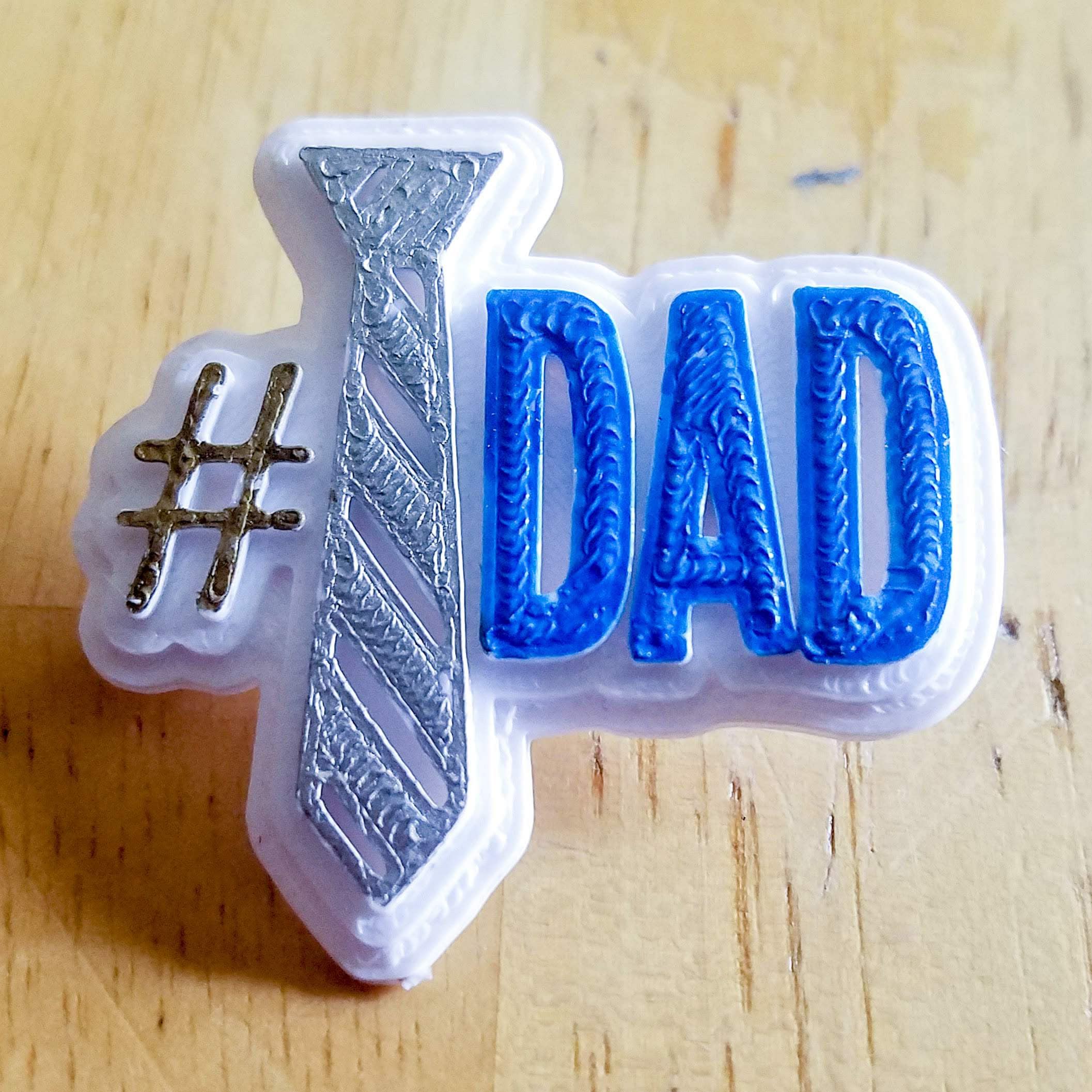 3D Printed Father's Day Pin Etsy
