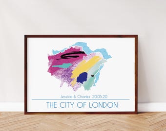 Personalised Map | City and Town Print