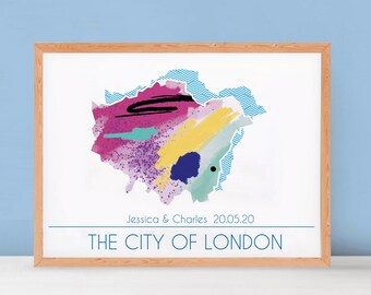 Personalised Map | City and Town Print