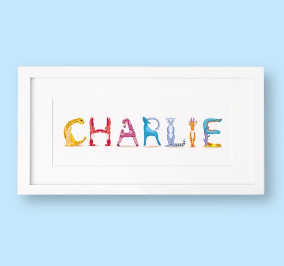 personalised nursery art