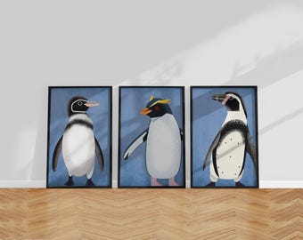 Penguin Prints | Illustrated Penguins | Individual prints