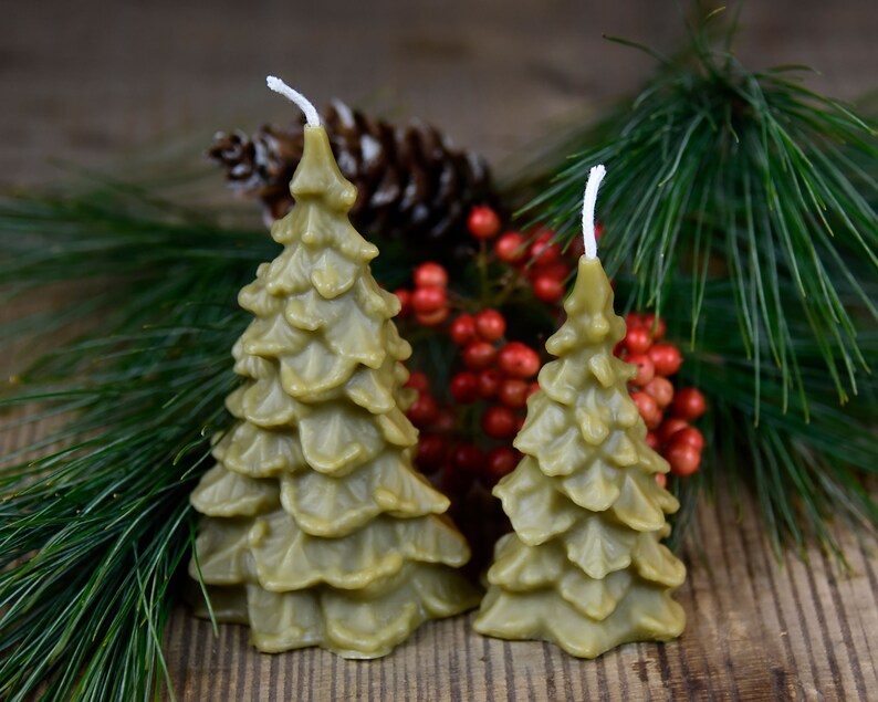 REAL BAYBERRY Tree Candles for Christmas and New Year's Etsy