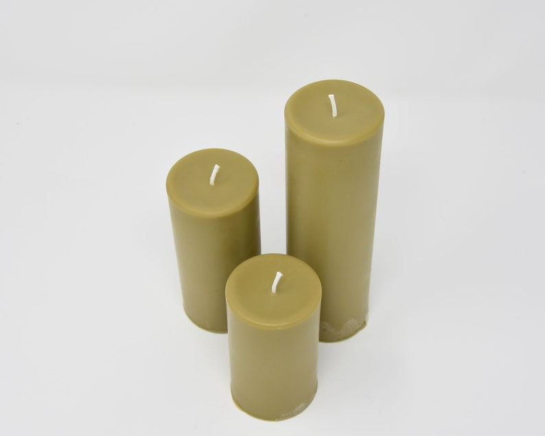 REAL BAYBERRY 2 Pillar Candles for Christmas and New Etsy