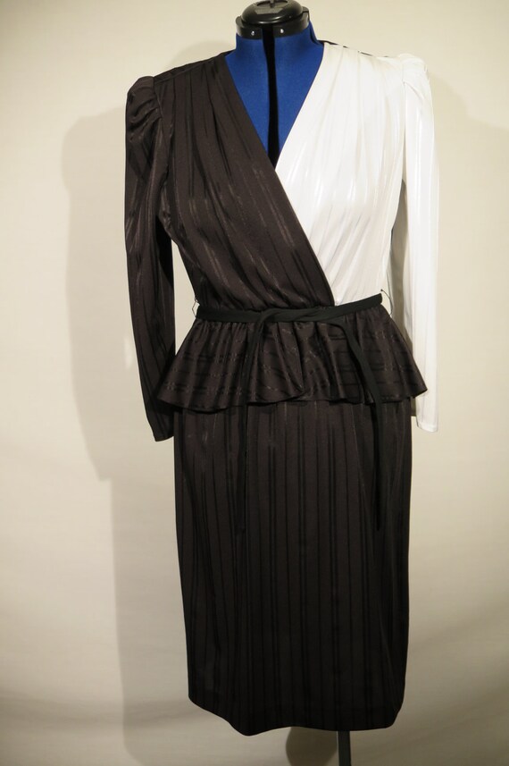sears black and white dress