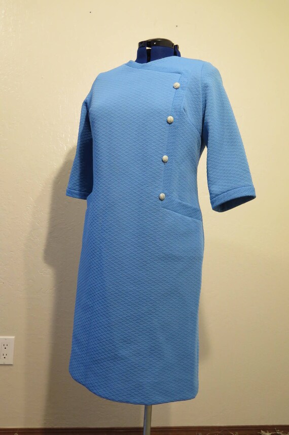 60's Mad Men Vintage Womens Dress, Lady Mendel Kn… - image 3