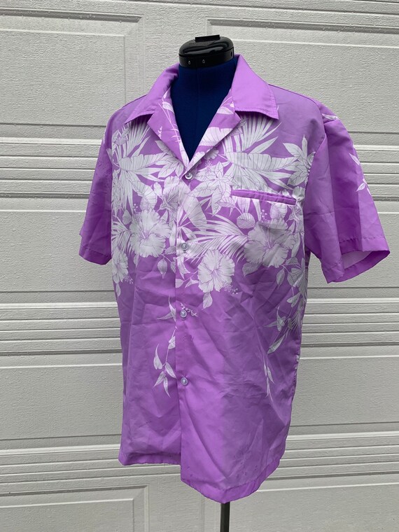 Vintage 70s Royal Princess Hawaiian shirt size la… - image 6
