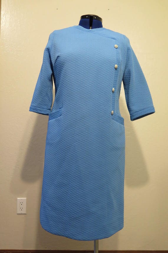 60's Mad Men Vintage Womens Dress, Lady Mendel Kn… - image 2