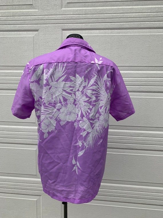 Vintage 70s Royal Princess Hawaiian shirt size la… - image 4