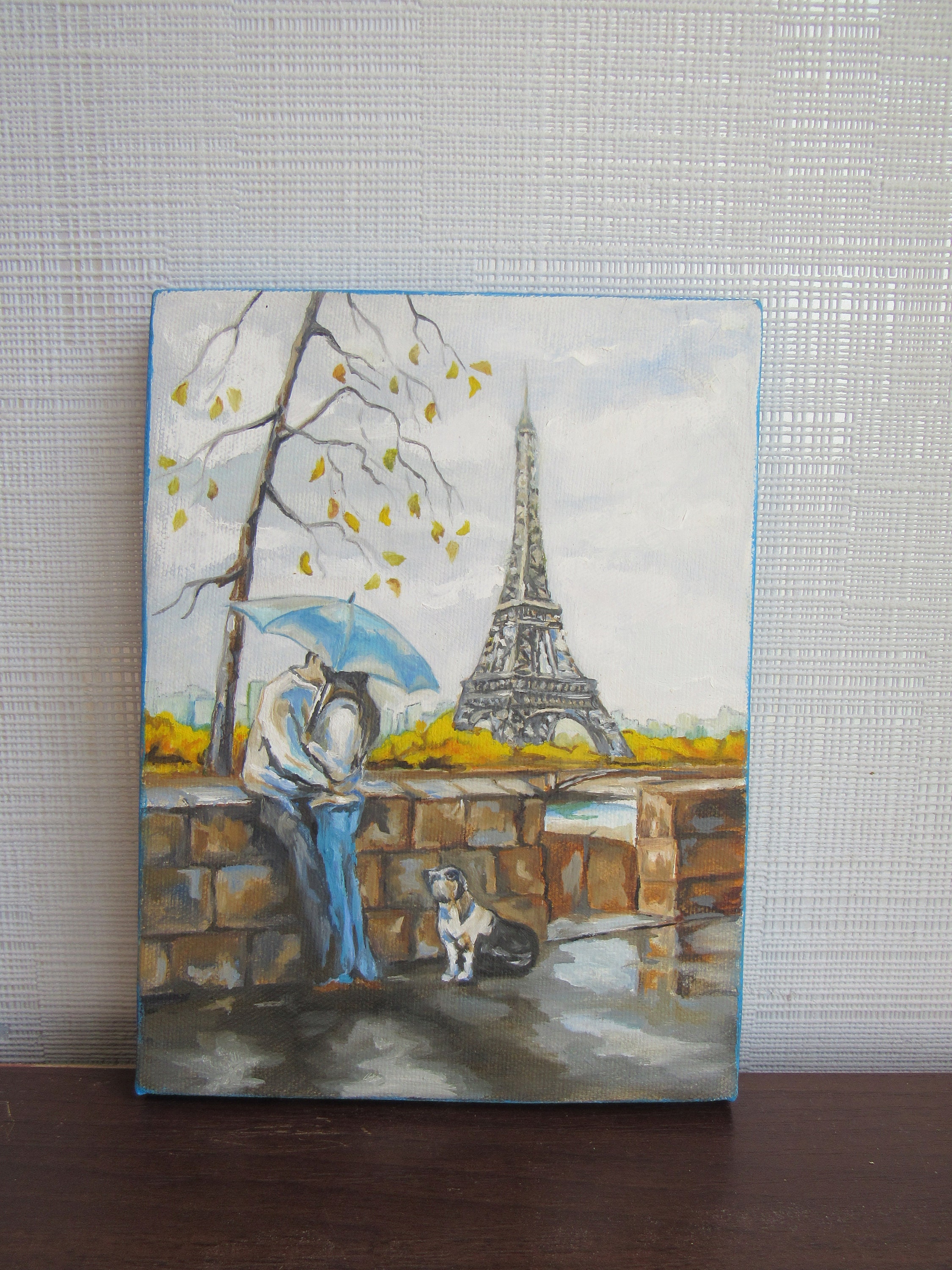 Oil Painting France Paris Wall Art French Cityscape French Etsy