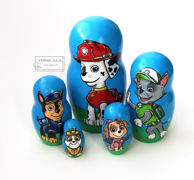paw patrol russian dolls