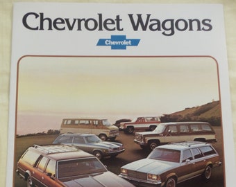 Chevrolet Wagons 1979 Original Sales Brochure