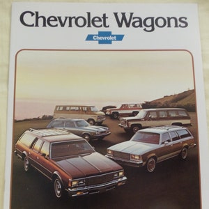 Chevrolet Wagons 1979 Original Sales Brochure