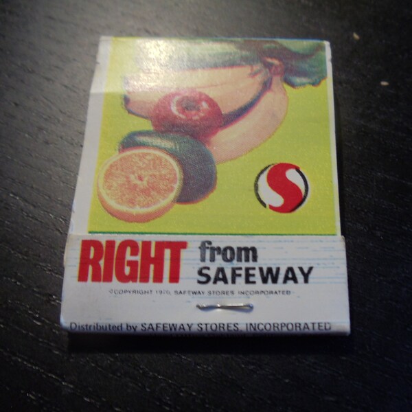 Safeway Supermarkets Matchbook (Unused)