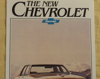 Chevrolet Caprice und Impala 1980 Original Verkaufsbroschüre