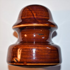 Brown Porcelain/Ceramic Insulator U - 296