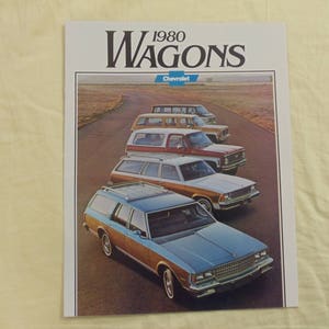 Chevrolet Wagons 1980 Original Sales Brochure (16 pages)