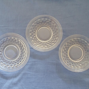 Fostoria American Clear #2056 Saucers (lot of 3)