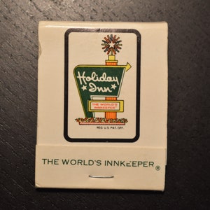 Holiday Inn Angola, IN Matchbook (Unused)