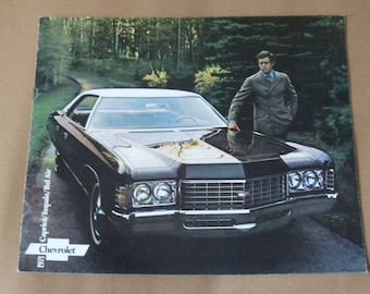 Chevrolet Caprice/Impala/Bel Air 1971 Original Verkaufsbroschüre (20 Seiten)