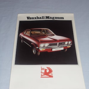 Vauxhall Magnum 1973 Original Sales Brochure