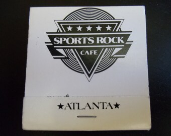 Sports Rock Cafe Atlanta, GA Matchbook (Unstruck)