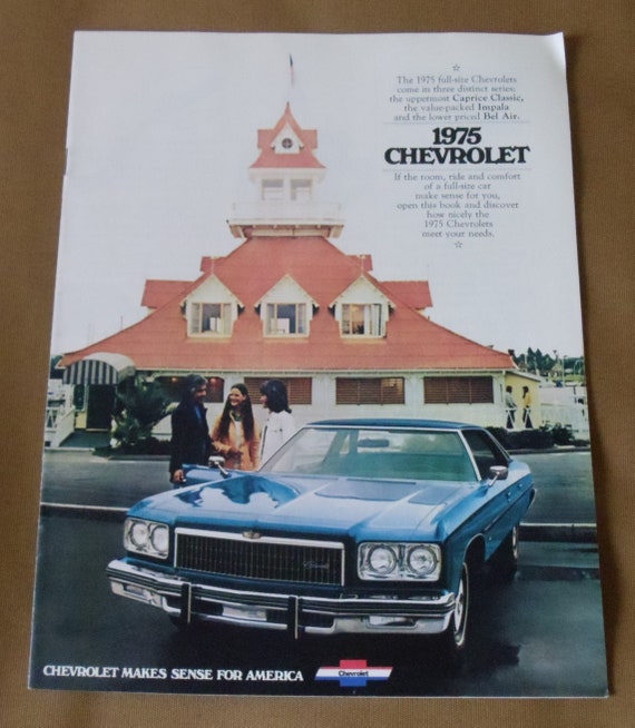 1972 Chevrolet Chevy Impala Caprice Bel Air 20-page Car Sales Brochure Catalog